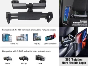 Supporto Auto Universale Porta Cellulare Regolabile, Pieghevole Portatile Tablet - Foto 1 di 21