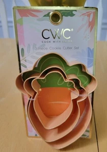 3pc Metal carrots cookie cutter set - NEW - Picture 1 of 3