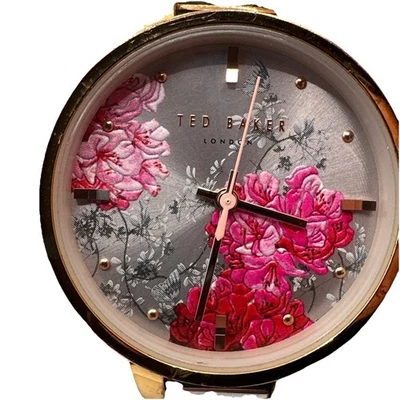 Ted Baker Kalona Babylon Watch Ladies 32mm Rose Gold Stainless Floral Dial Runs - Image 1 of 4