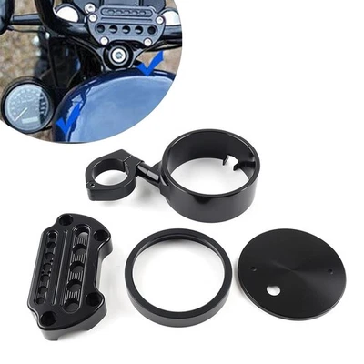 39mm Side Mount Speedo Relocation Bracket For Harley Sportster 1200 XL Iron 883 - Imagem 1 de 4