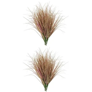  2er Set Gras Requisiten Simulation Kunstpflanzen für draußen künstlich groß - Bild 1 von 12