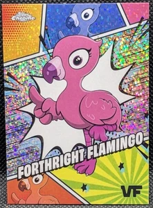 2025 Topps Chrome VeeFriends FORTHRIGHT FLAMINGO Manga Speckle Insert #MSS-25 - Picture 1 of 2