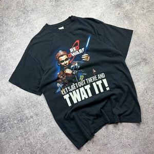 Vintage Red Dwarf “Let’s Get Out There And Twat It!” Graphic Tee Men’s approx - Picture 1 of 15