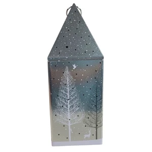 Marks & Spencer Weihnachtslaterne Dose beleuchtet Winter Santa Rentier FUNKTIONIERT 2022 - Bild 1 von 14