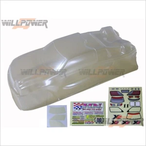 Truggy Clear Body Shell Cover #XT-33 (RC-WillPower) HongNor X2CRT - Picture 1 of 3