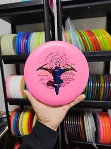 Infinite discs Glow Alpaca Pink 175g #8 E. Oakley P-blend Disc Golf Putter  - Picture 1 of 4