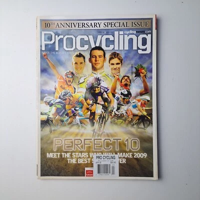 2009 April Pro Cycling Magazine 10th Anniversary Special Issue Sports Cycling - Image 1 of 2