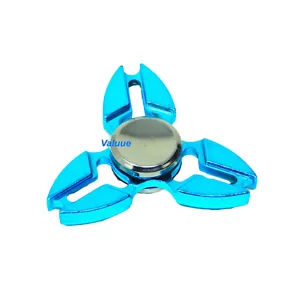 Stress Relief Fidget Spinner, Blue - Smooth Spin for Young Adults 17+ Years - Picture 1 of 1