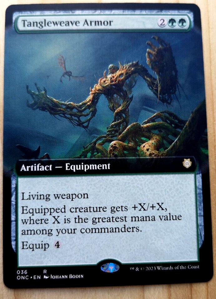 Tangleweave Armor - Extended Art - ONC - NM - EN - 036 - Image 1 of 1
