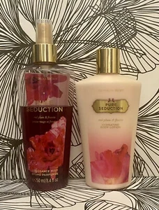 2 pc Victoria's Secret Pure Seduction Fragrance Mist & Lotion Set ORIGINAL! Read - Picture 1 of 3