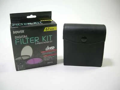 Bower 67mm filter Kit UV-CPL-FLD w/ Case NEVER USED - Image 1 of 3