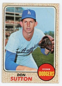 1968 Topps #103 DON SUTTON - Los Angeles Dodgers HOF - Picture 1 of 2