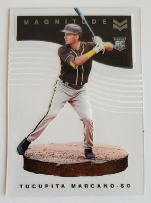 2021 Panini Chronicles Magnitude Tucupita Marcano San Diego Padres #13 RC - Image 1 of 2