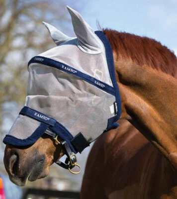 HORSEWARE Pferdeware Rambo Netz Fliegenmaske Fliegenmaske Käfer/Insekt/Mückenpferd/Kolben/Pony/Sml Pony