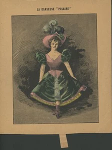 Animated Engraving of La Danseuse "POLAIRE" Dancing the Can-Can - Picture 1 of 2