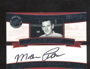 2005 Press Pass Legends Auto Black Ink Marvin Panch Auto 092/100 - Picture 1 of 2