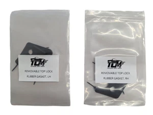 New '90-'05 Mazda Miata Aftermarket Hardtop Rear Deck Latch Gaskets (Pair) - Picture 1 of 3