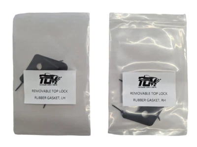 New '90-'05 Mazda Miata Aftermarket Hardtop Rear Deck Latch Gaskets (Pair) - Image 1 of 3