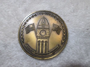 1976 Chelsea Michigan Clock Tower Bicentennial Medal Spirit Of 76 Drummers - Picture 1 of 2
