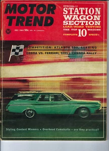 1964 station wagons tested in vintage Motor Trend. Chevrolet Ford Dodge AMC more - Bild 1 von 2