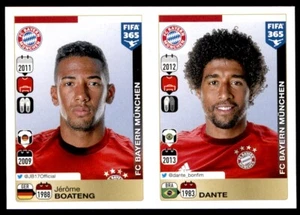 Panini FIFA 365 2016 - Jérôme Boateng - Dante FC Bayern München No. 466 - 467 - Picture 1 of 2