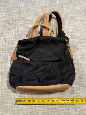 Tommy Bahama Mochila Bandolera Bolso Convertible Cuero Marrón Foto 1 de 4