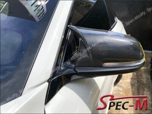 Cubiertas de espejo de fibra de carbono de repuesto estilo M4 3K para BMW F32 F33 F36 428i 435i - Imagen 1 de 3