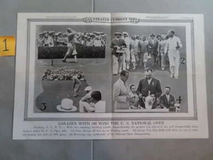 1932 Gene Sarazen wins 286 wins US National Open golf poster p1 - Picture 1 of 1