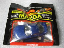 MAZDA RX-7 Spirit R FD3S Blue Kyosho 1:100 Scale Diecast Model Car