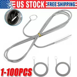 Draga de drenaje flexible para automóvil 150 cm techo corredizo limpieza cepillo herramienta accesorios - Imagen 1 de 14