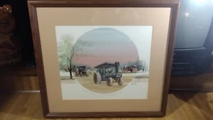 P. Buckley Moss"Celebrating Steam Old Threshers Reunion" Framed Picture! - Picture 1 of 12