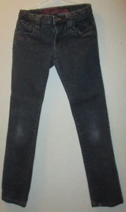Girl's GapKids Dark Wash Denim Blue Jean Pants Size 12 Regular Super Skinny - Picture 1 of 4