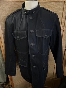 RRL Limited Edition Only 200 Double RL Deck Jacket US NAVY Military Denim Hemp - Picture 1 of 19