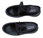 Clarks Originals Mileno London Black Fur Shoes US Size 9
