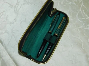 Ensemble Pelikan Crayon No.350 + Stylo À Bille No.355 Avec Étui ! - Picture 1 of 7