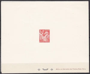 France Sc382 Iris, Deluxe Proof - Picture 1 of 1