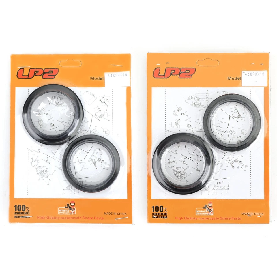 Fork Seal Dust Kit for Kawasaki ZX600 ZX636 Ninja ZX-6R ZZ-R600 ZX-9R 1998-2008 Foto 1 de 4