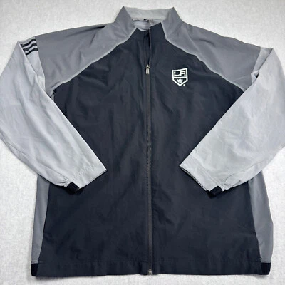 Chaqueta cortavientos LA Kings para hombre talla XL Adidas bordada NHL hockey Foto 1 de 4