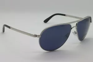 NUEVAS GAFAS DE SOL TOM FORD TF 144 18V MARKO AZUL PLATA MARCOS LENTES 58-13 - Imagen 1 de 4