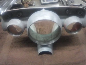 1957 Chevrolet B/A, 210 and 150 Bare Gauge Cluster Housing Used OEM - Picture 1 of 12