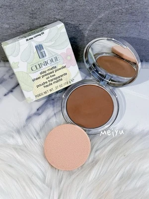 ~20 Stay Nutmeg~,Clinique Sheer Pressed Powder Stay-Matte Oil-Free, 0.27oz/7.6g - Image 1 of 4