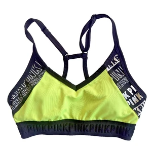 Sujetador deportivo rosa de Victoria Secret verde neón para mujer talla X-pequeño - Imagen 1 de 5