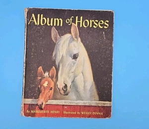 Album der Pferde 1964 Marguerite Henry Wesley Dennis Rand McNally HB - Bild 1 von 15