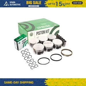 Pistons w/ Rings fit 02-10 Dodge Mitsubishi Jeep 3.7L SOHC - Bild 1 von 9