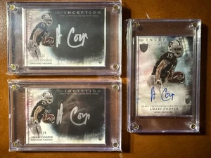 Amari Cooper Topps Inception Rookie auto trio - LOOK! - Picture 1 of 2