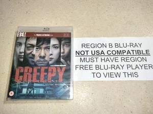 NEW Creepy 2016 Blu-ray Eureka REGION B Japanese Horror Kiyoshi Kurosawa OOP - Picture 1 of 2