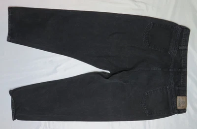 WRANGLER BLACK JEAN 42X30 RELAXED FIT 97601 CB 100% COTTON DENIM VTG MEXICO USA - Image 1 of 4