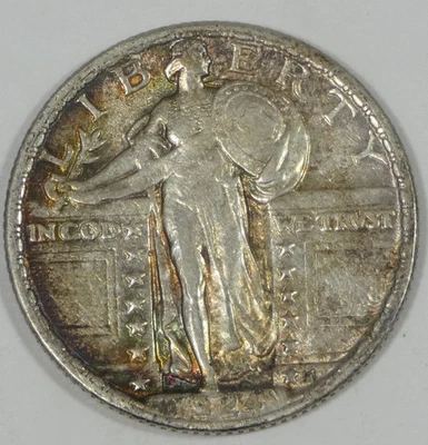 1924 Standing Liberty Quarter EXTRA FINE Silver 25c - Image 1 of 4