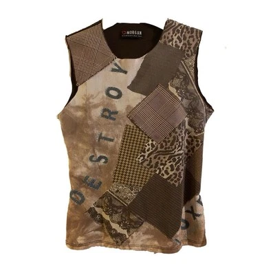 Morgan De Toi Vintage Patchwork Vest - S - Image 1 of 2