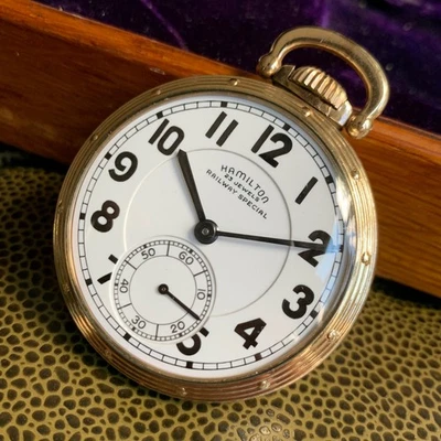 Reloj de bolsillo Hamilton 950B 1949 23 Jewels Railroad Special 16S - esfera como nueva Foto 1 de 4